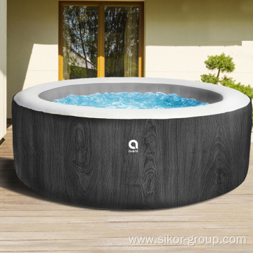 Round inflatable spa pool whirlpool massage spa hot tub